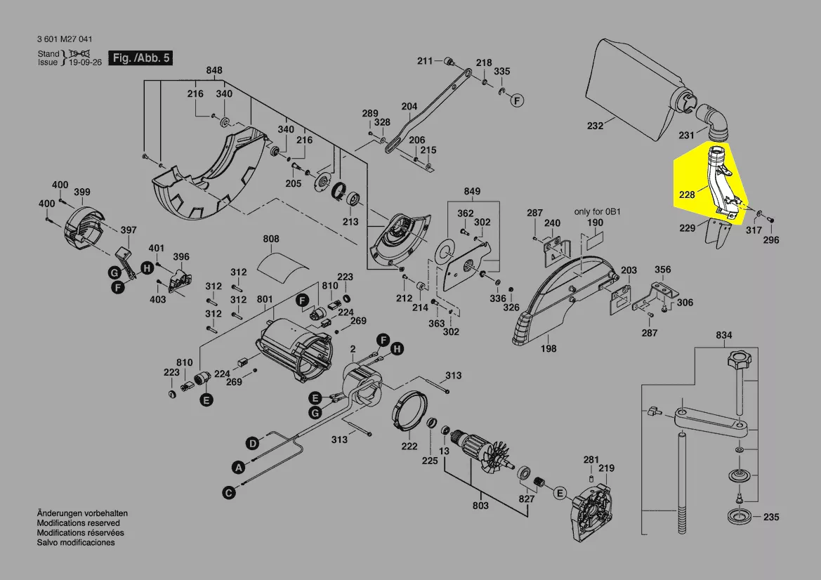 canal aspiration réf. 1 609 B04 318 Bosch